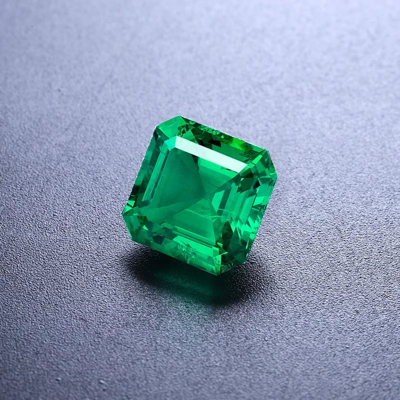 Hydro Colombian Emerald Wuzhou Gemstone Factory Shenzhen Custom Jewelry factory Gold Platinum Silver Jewellery with Lab diamond