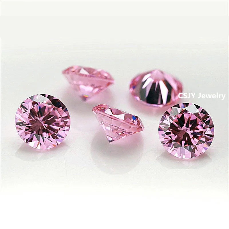 Free Fire Diamond Pink 2.0 Carat FL Excellent VVS Certified Synthetic Lab Diamond, Moissanite, Loose Diamonds, Artificial Stone