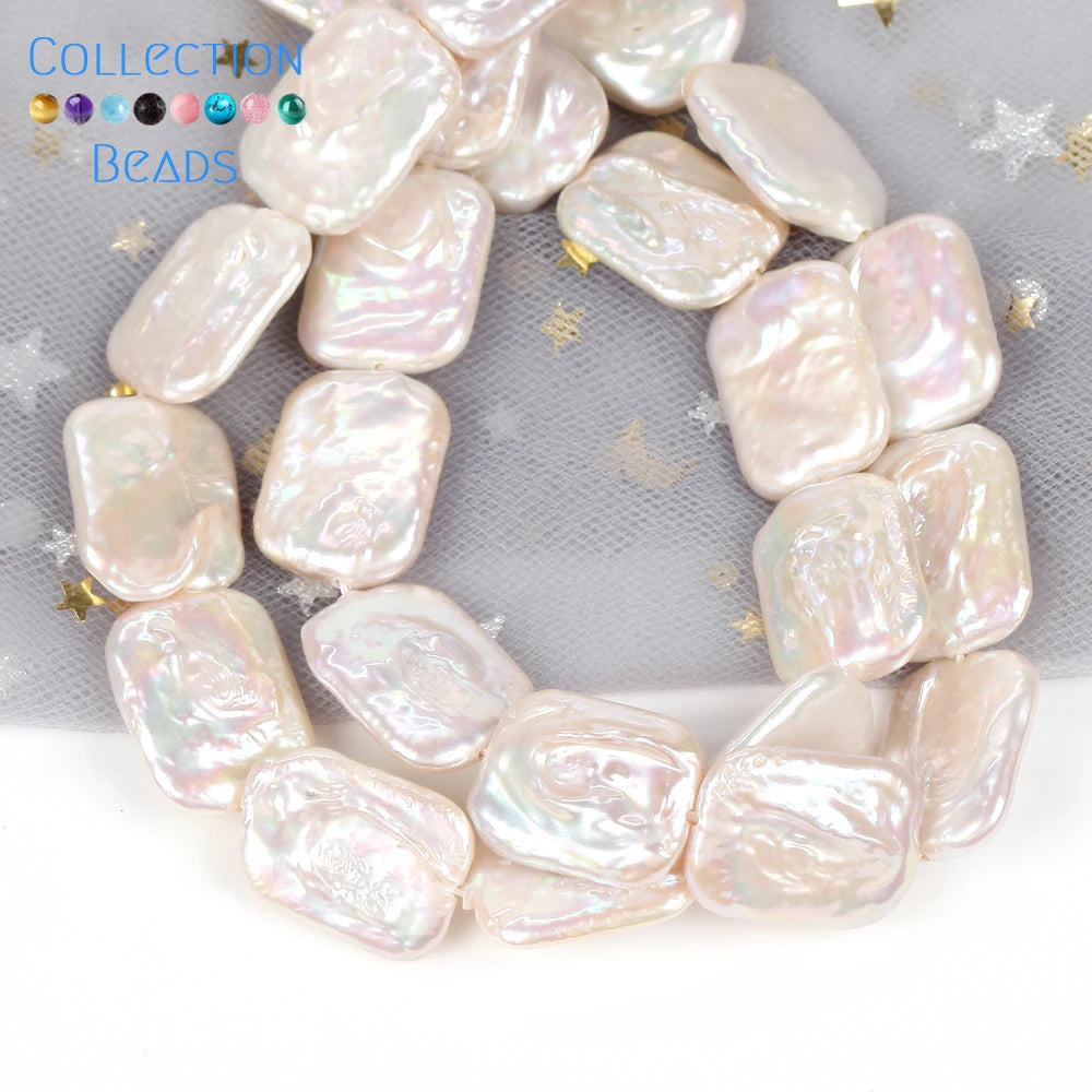 Natural Freshwater Baroque Irregular Shape Pearl Beads High Quality Punch Loose Beads For Jewelry Making DIY Necklace Bracelet