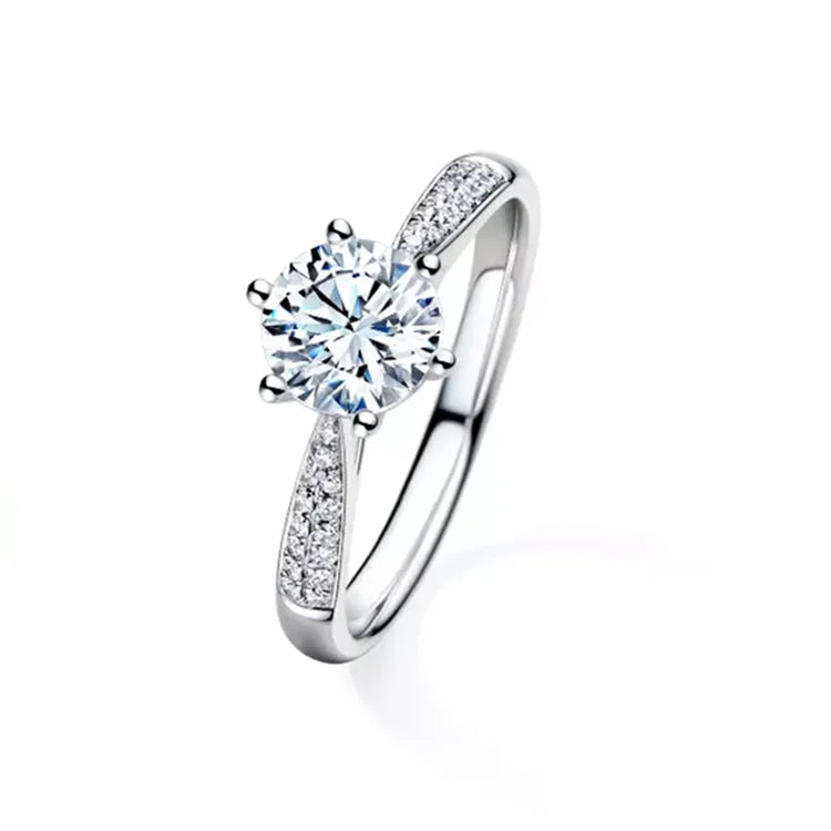 SGARIT Drop Shipping Custom Ring Jewelry Factory 14K Gold GRA CERTIFICATE  VVS1D 1ct Moissanite Wedding Engagement Ring Women