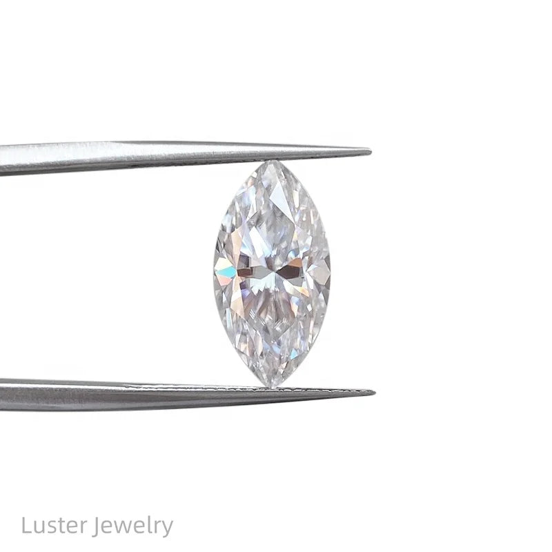 Factory DEF VVS Factory Price Loose Marquise Moissanite Starsgem Wholesale Loose Mosan Stone 2ct Marquise Cut Moissanite Diamond