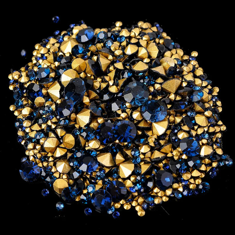 400pcs 6Gram Mixed Sizes ss2-ss22 Point Back Cz crystal Rhinestone For Diy Apparel Jewelry Making/Nail Arts /Phone Decorations
