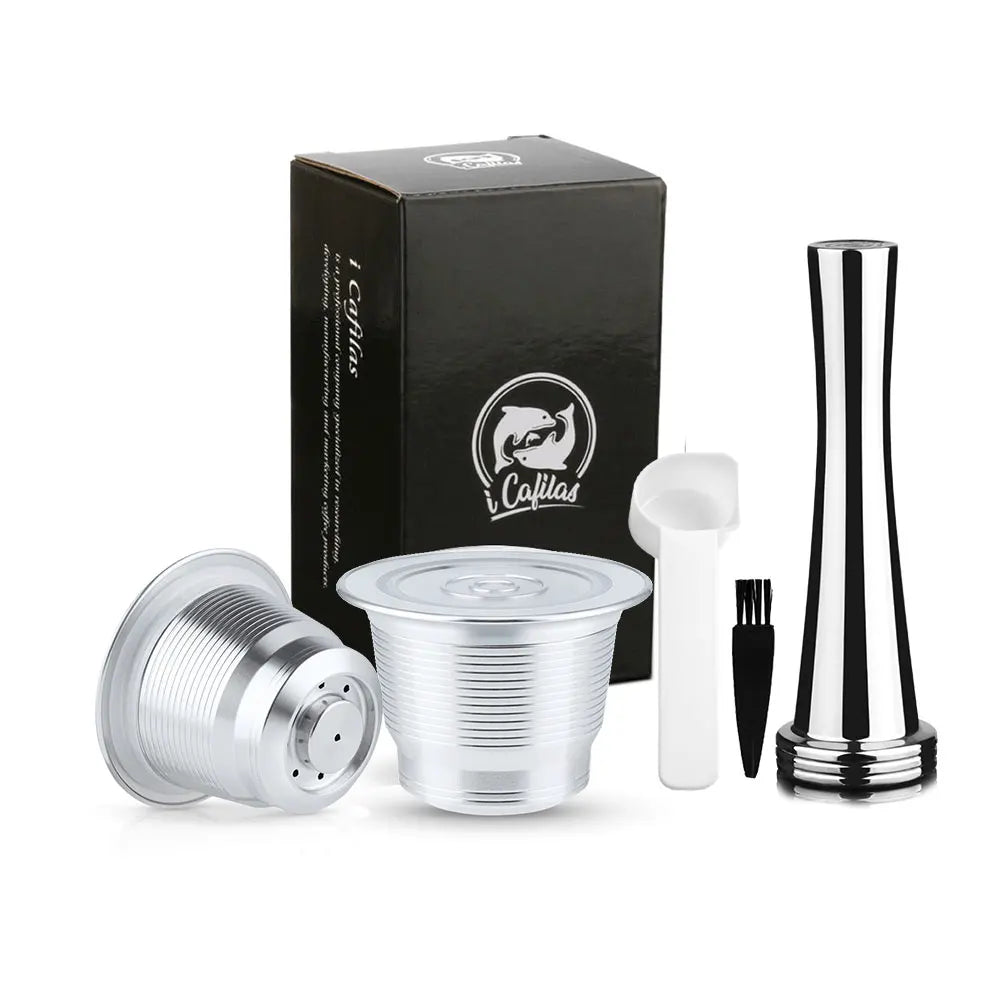 Reusable Nespresso Capsules Stainless Steel Refillable Coffee Pods f-15
