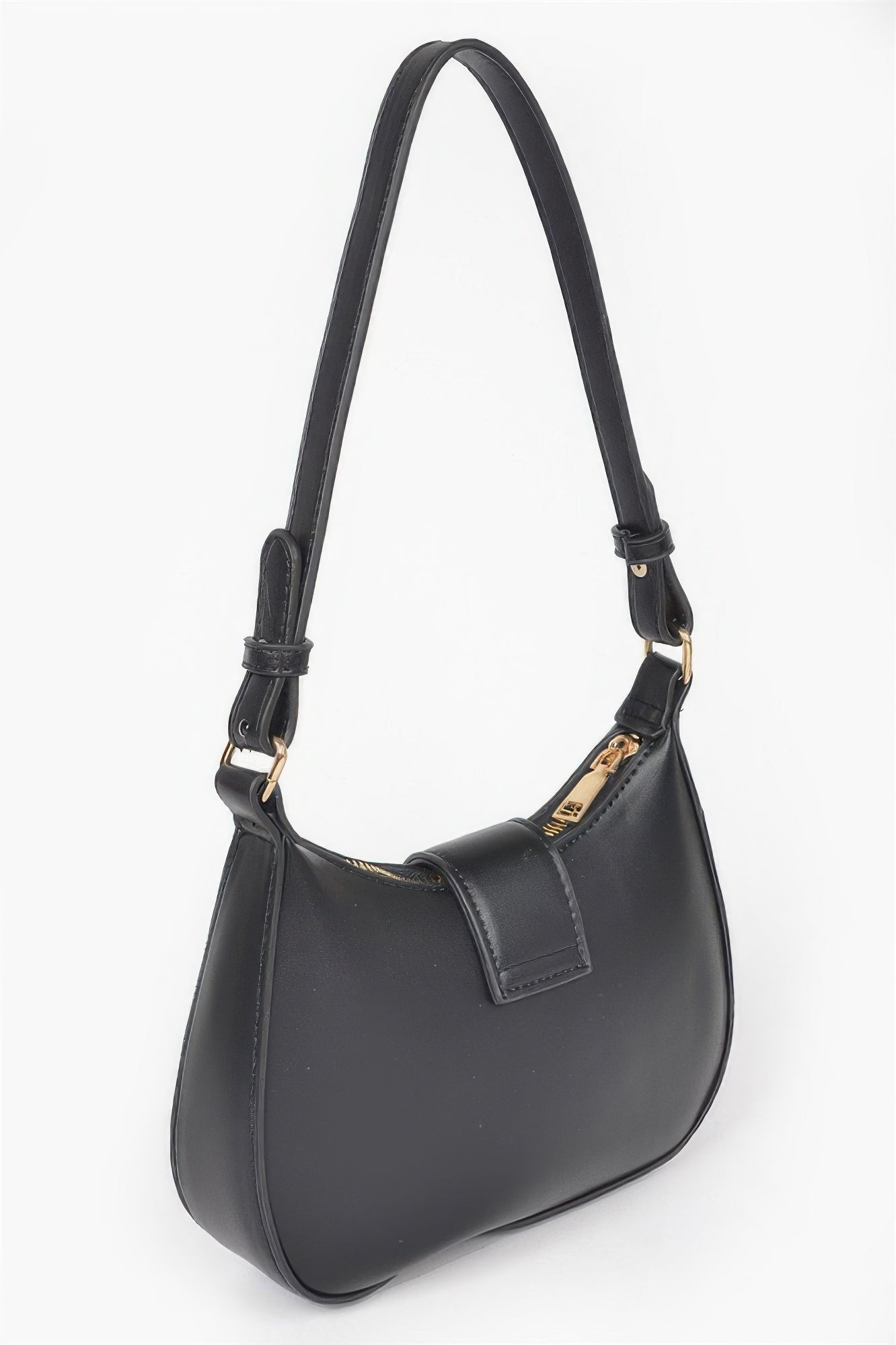 HANDBAG NOLITA Vegan Leather Small Hobo Metal Ribbon – BYMANYC ® New York-2