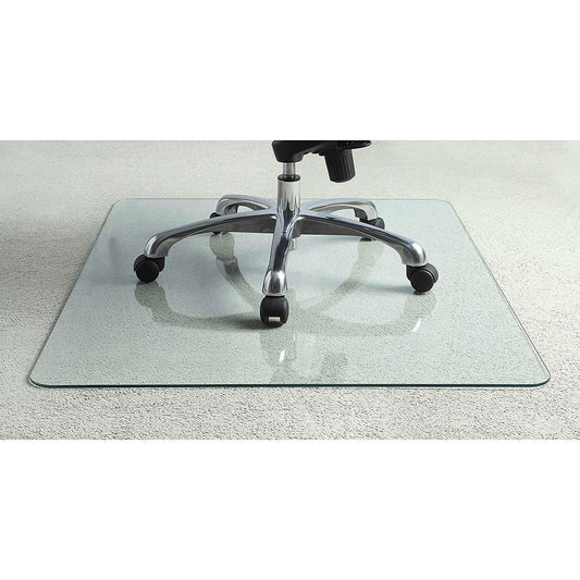 Heavy Duty 50 Inch Tempered Glass Chair Mat-0