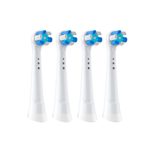 4-Pack Replacement Brush Heads Compatible with Oral-B iO Series 2–10-0