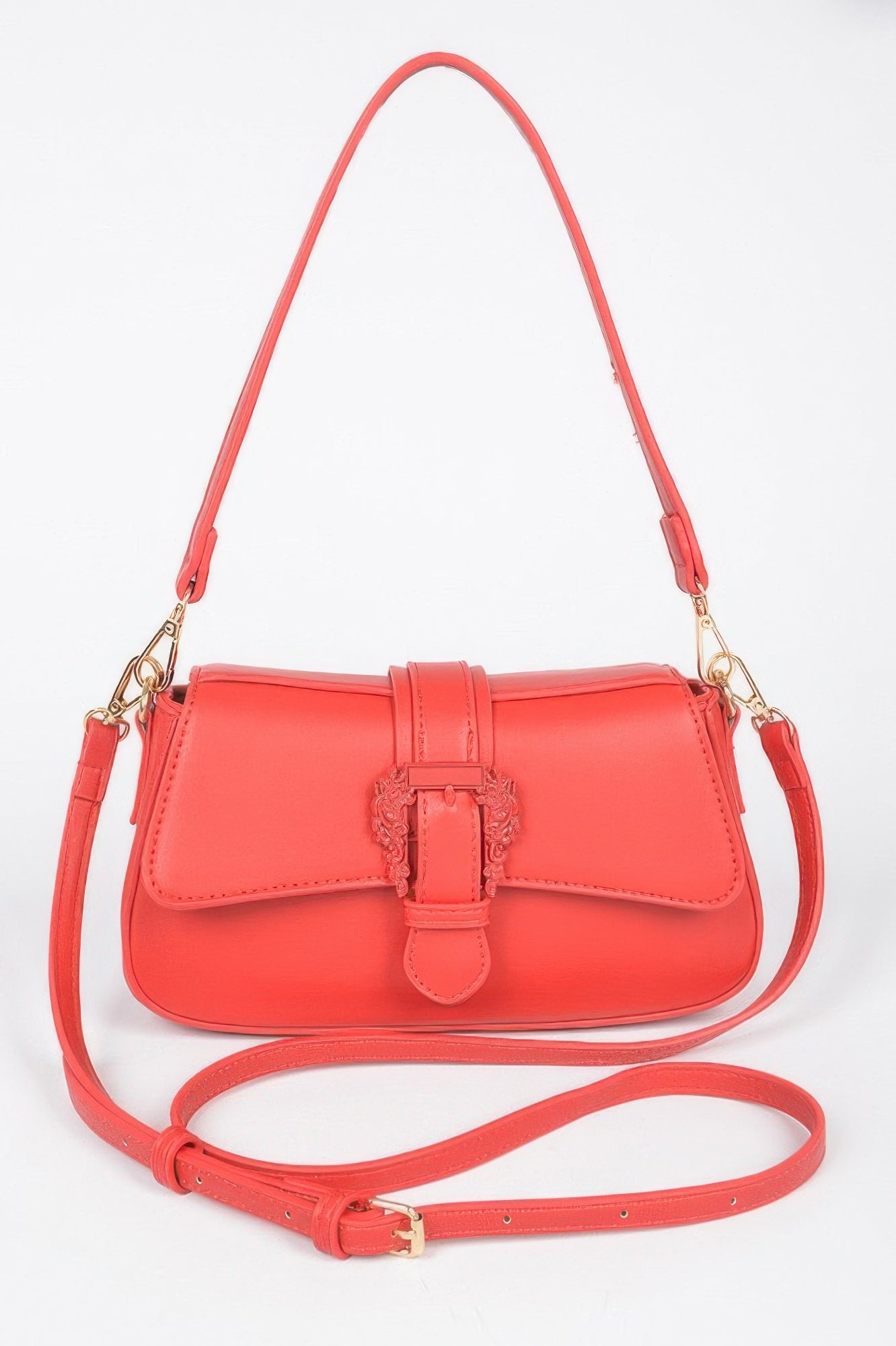 HELL’S KITCHEN Buckle Shoulder Bag | Vegan BYMANYC ® New York-0