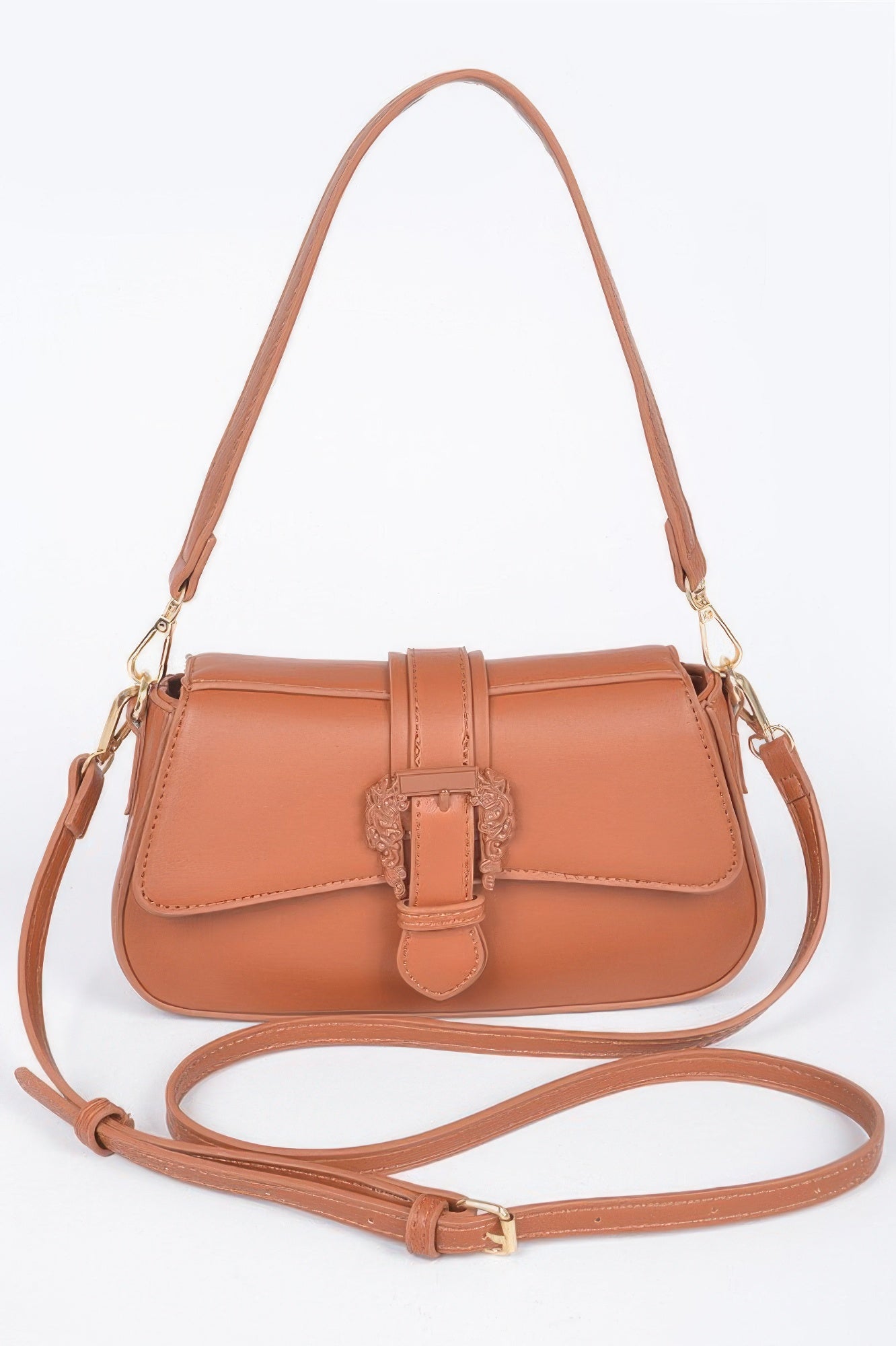 HELL’S KITCHEN Buckle Shoulder Bag | Vegan BYMANYC ® New York-7