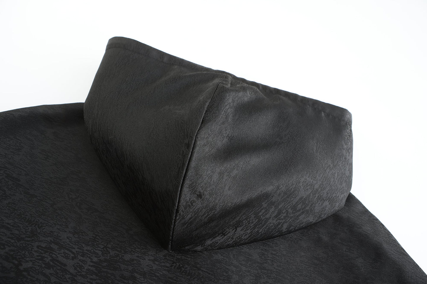 Han Patchwork Double Fleece Layer Hoodie