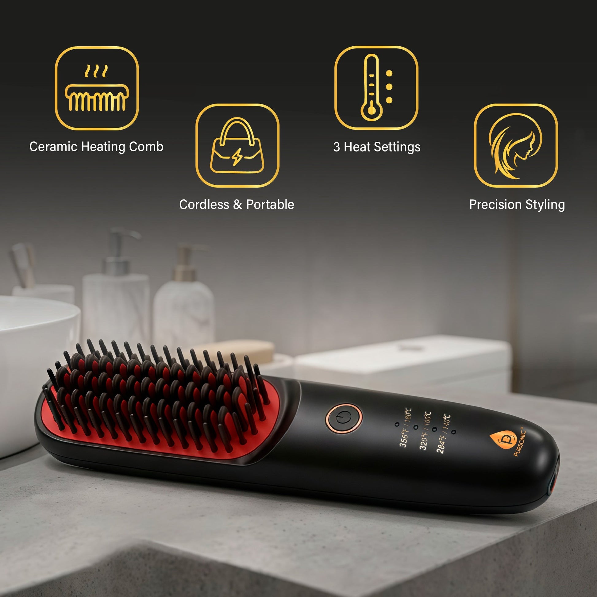 Modern Velvet Heated Hair Straightener-1