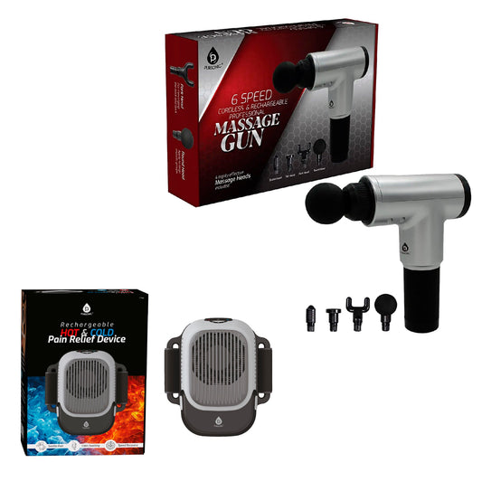 The Ultimate Muscle Recovery Duo: Hot & Cold Massager + Deep Tissue Massage Gun-0