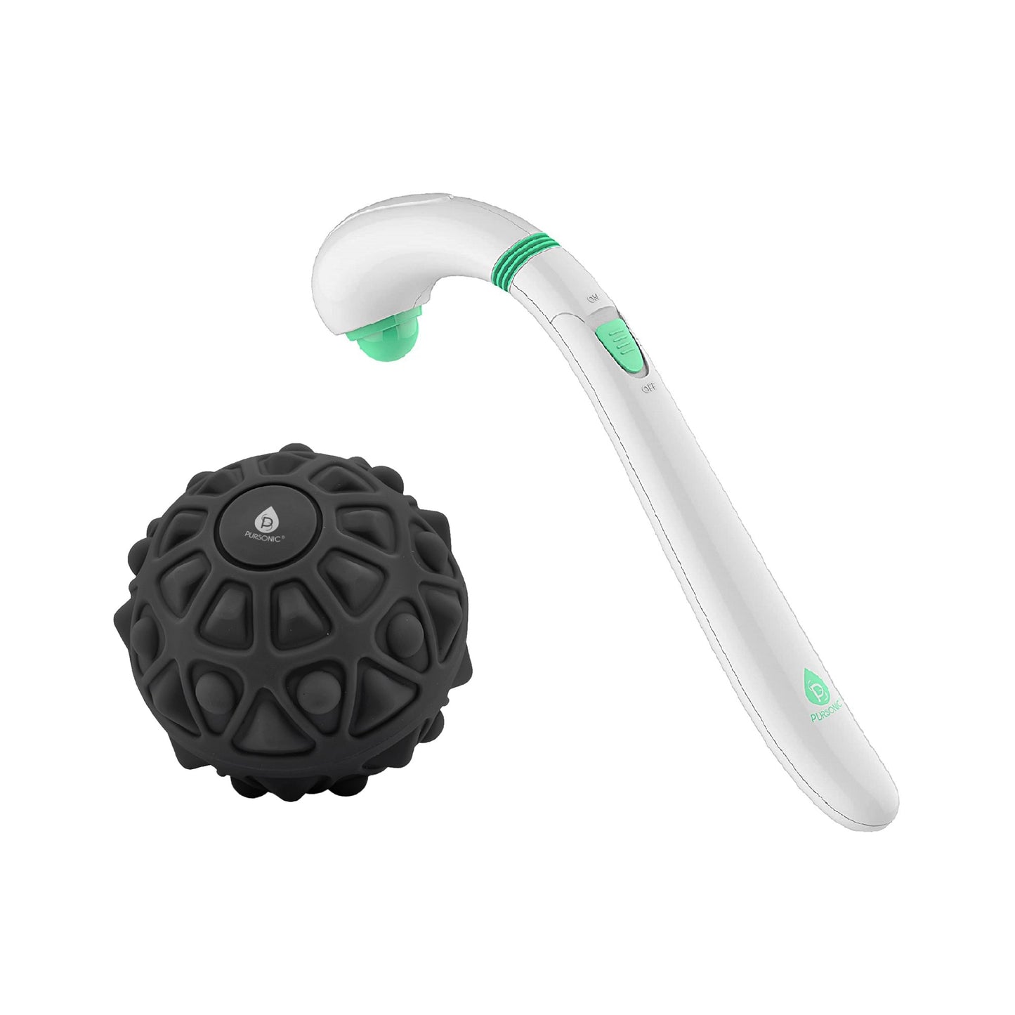 Ultimate Recovery Duo: Handheld Massager & Vibrating Massage Ball-0