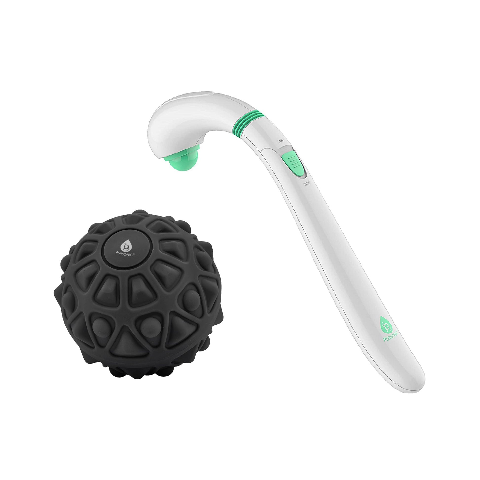 Ultimate Recovery Duo: Handheld Massager & Vibrating Massage Ball-0