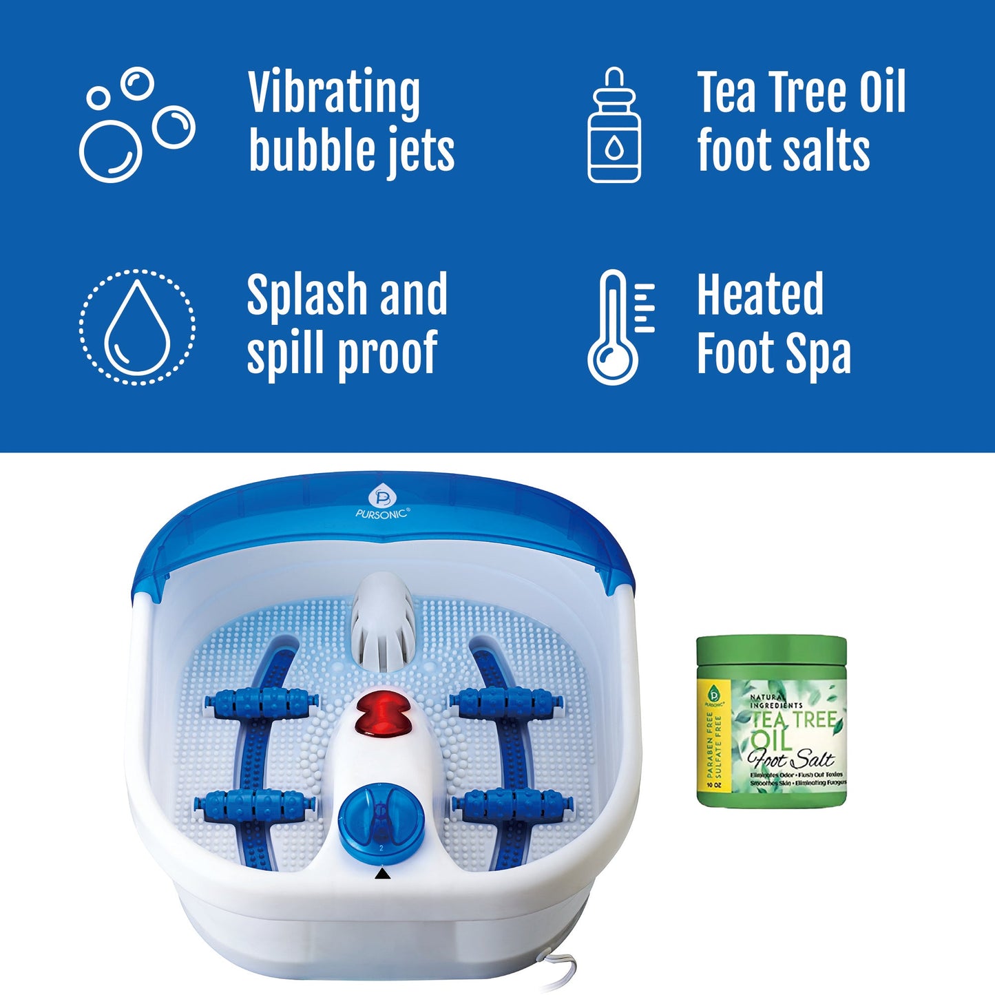 Electric Heated Poncho Shawl & Heated Vibrating Foot Spa Set-1