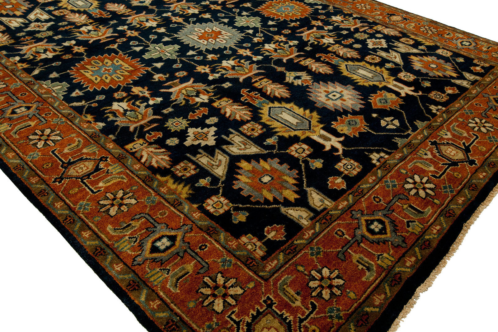 Indo-Persian (6x9) navy/rust-1