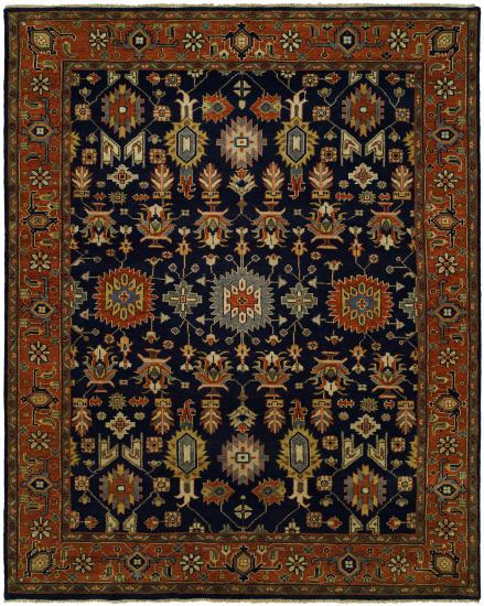 Indo-Persian (6x9) navy/rust-0
