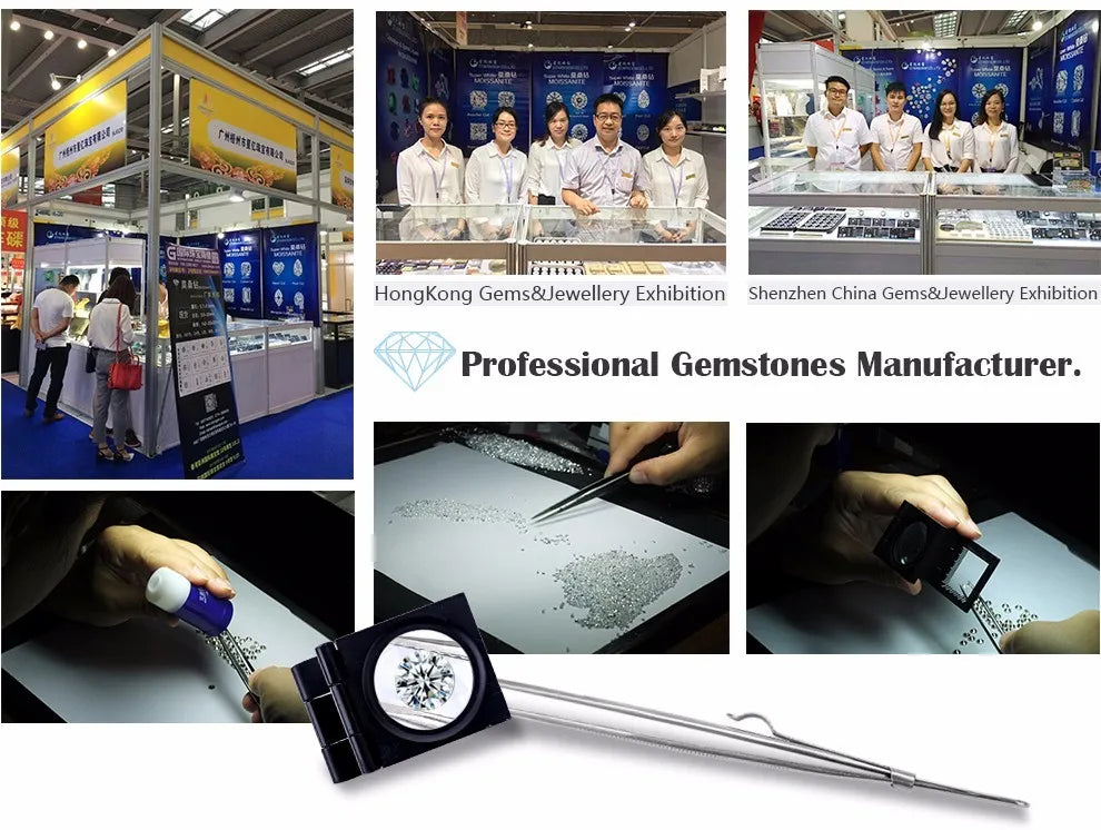 Starsgem Hot Selling 14K Gold 1.5mm Round Cut Lab Grown Diamond Chain Link Triangle Style  Pendant Necklace
