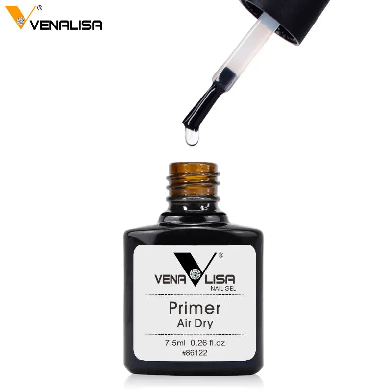 Hot Sell Venalisa Nail Art 7.5ml Tempered Top Coat Matte Top Primer Base Coat Color Gel Nail Polish UV Gel Soak Off Manicure