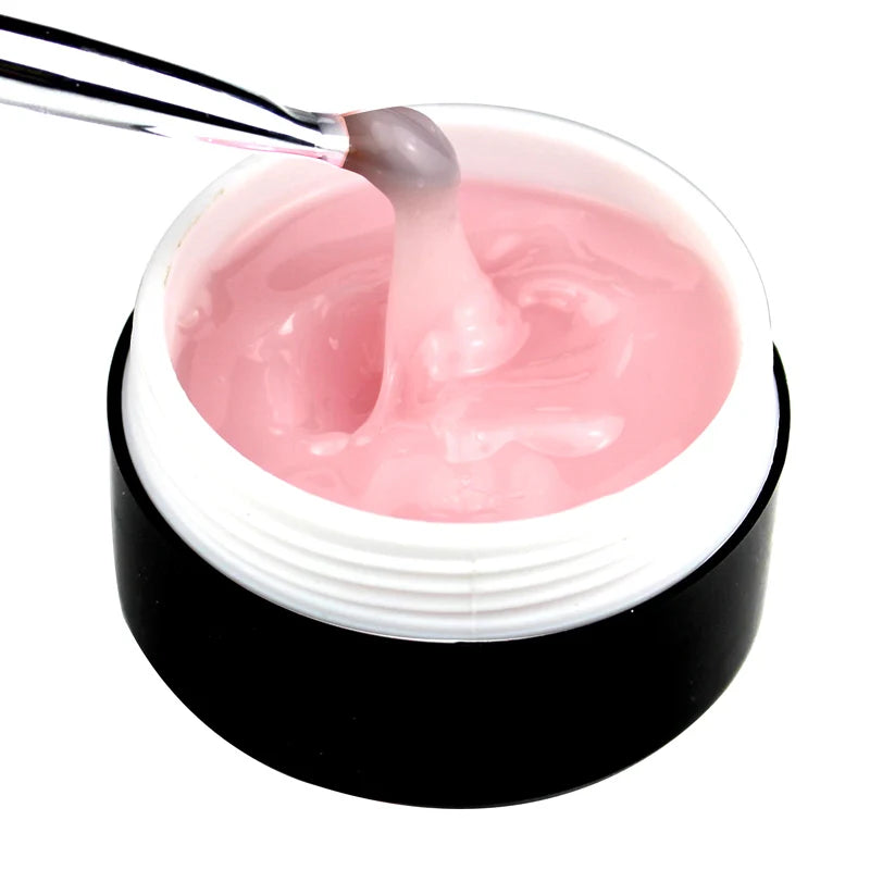 New Poly Builder Jelly Gel For Nail Extensions 32 Colors Crystal Hard Gel Nails Varnish Glitter 3D Thick Gels Nail Art Manicures