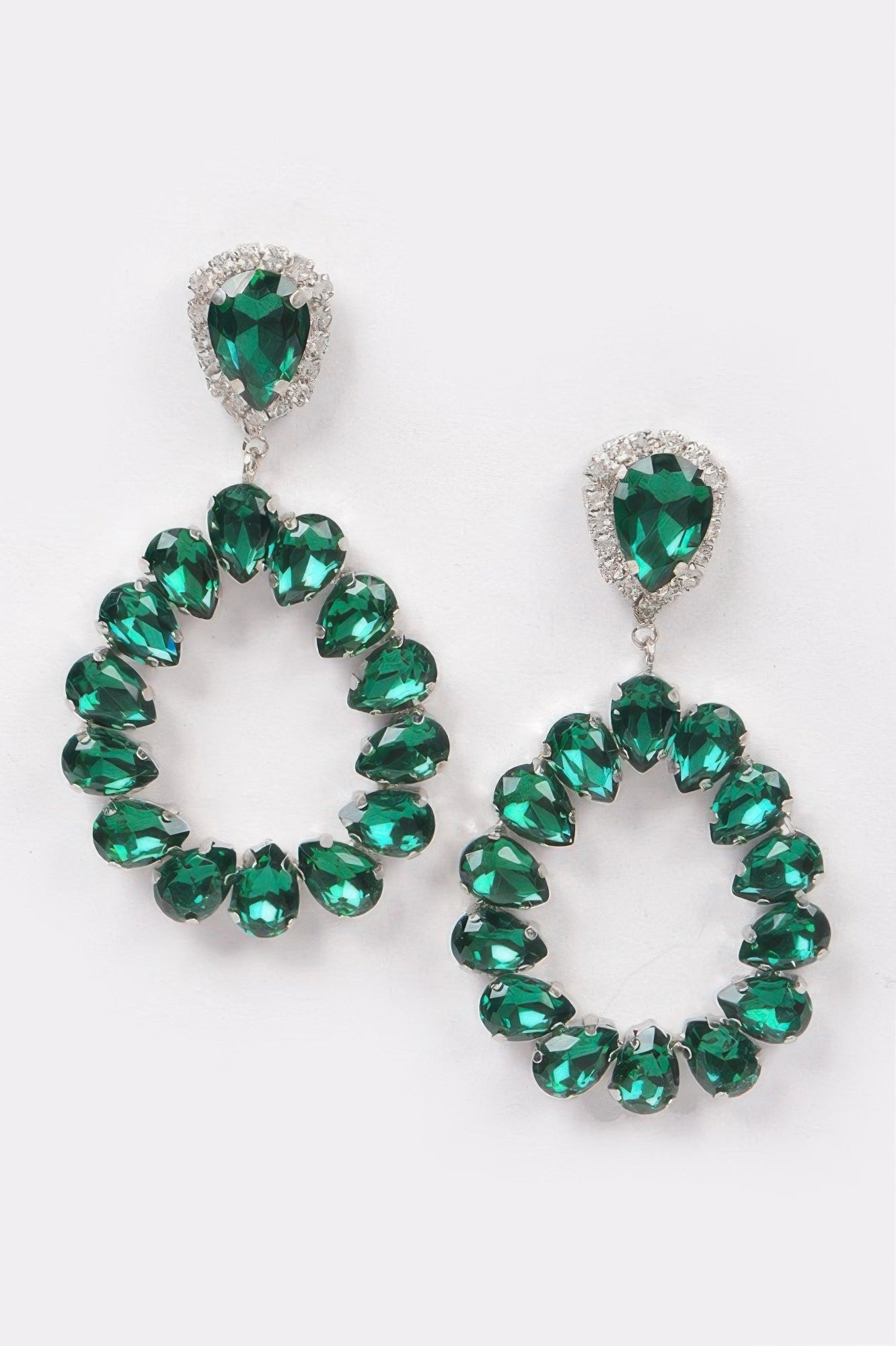 HUDSON Teardrop Stone Earring - New Collection Los Angeles - BYMANYC ® New York-3