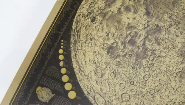 Moon Wall Mural for Living Room Decor