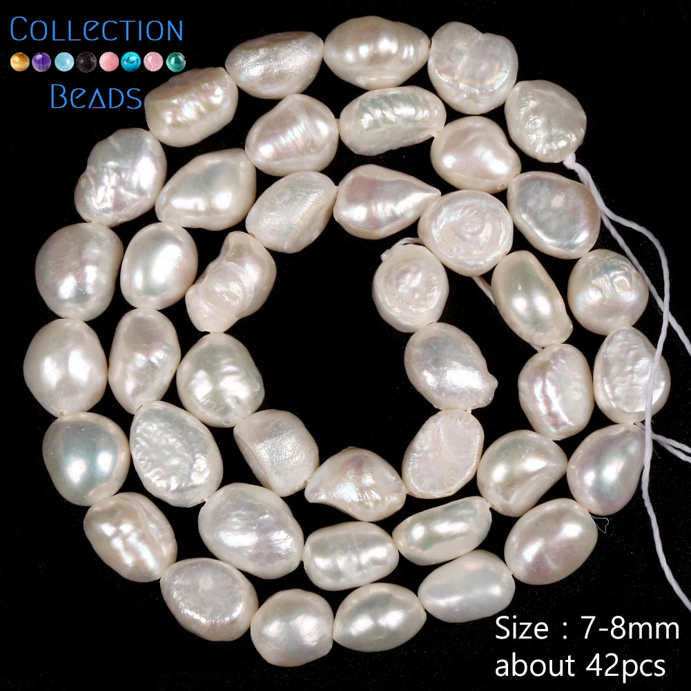 Natural Freshwater Baroque Irregular Shape Pearl Beads High Quality Punch Loose Beads For Jewelry Making DIY Necklace Bracelet
