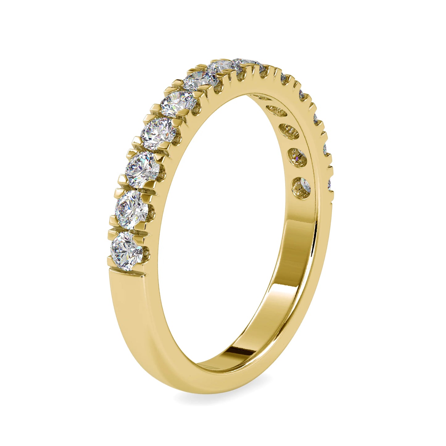 Pure 9K 10K 14K 18K White Gold Platinum Moissanites Diamond Ring Women 14K Gold Gram Price