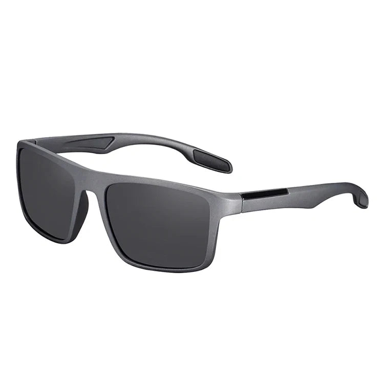 BARCURTR90 Ultralight Polarized Sunglasses for Men Vintage Square Eyewear with UV400 Protection for Summer