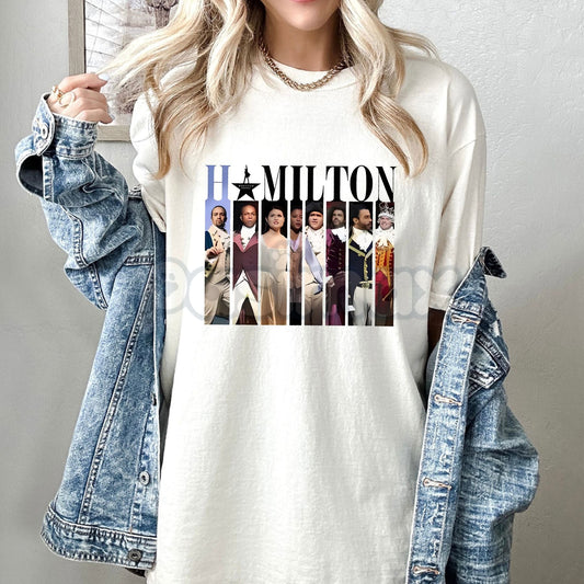 Hamilton 10th Anniversary "Legacy" T-Shirt - The Revolution Continues Graphic Tee, Broadway Musical Collector's Edition, Unisex Theatre Gift