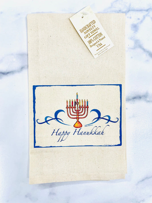 Happy Hanukkah Towel-0
