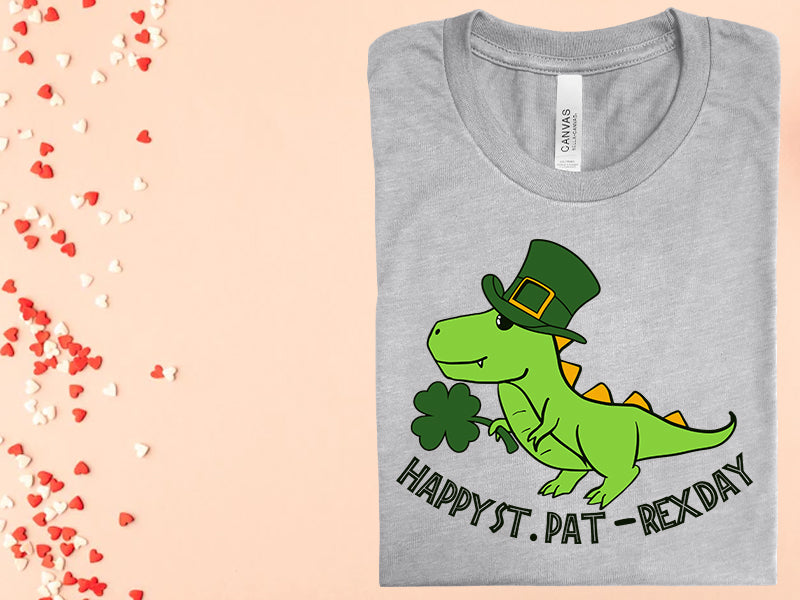 Happy St PatRex Day Graphic Tee