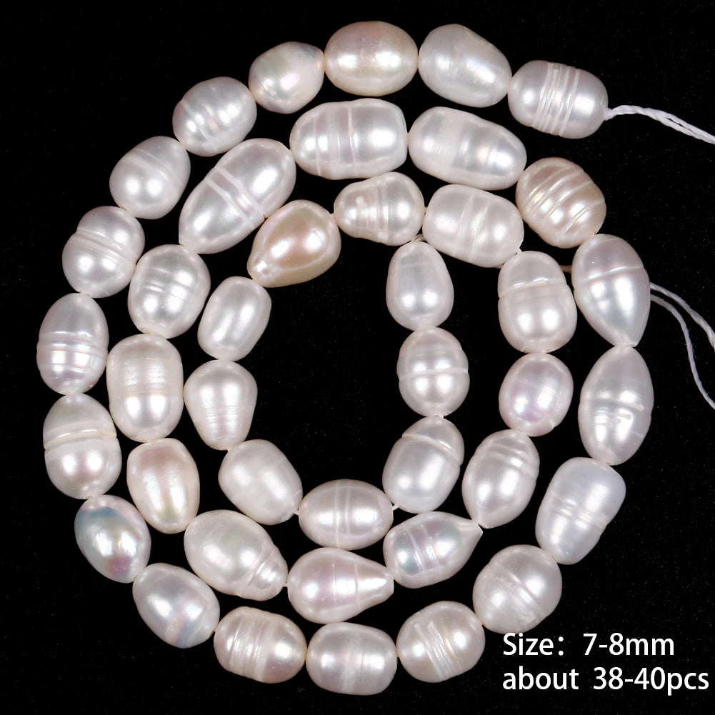 Natural Freshwater Baroque Irregular Shape Pearl Beads High Quality Punch Loose Beads For Jewelry Making DIY Necklace Bracelet
