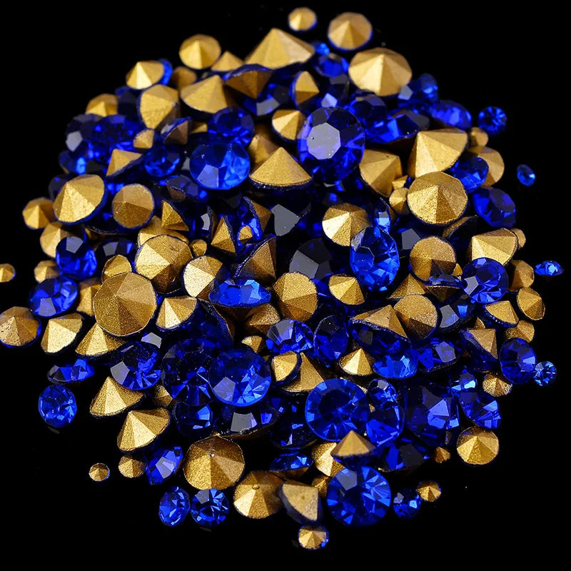 400pcs 6Gram Mixed Sizes ss2-ss22 Point Back Cz crystal Rhinestone For Diy Apparel Jewelry Making/Nail Arts /Phone Decorations