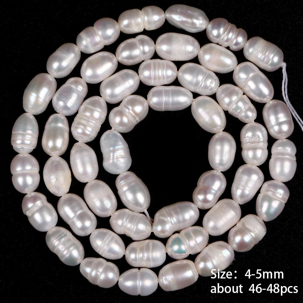 Natural Freshwater Baroque Irregular Shape Pearl Beads High Quality Punch Loose Beads For Jewelry Making DIY Necklace Bracelet