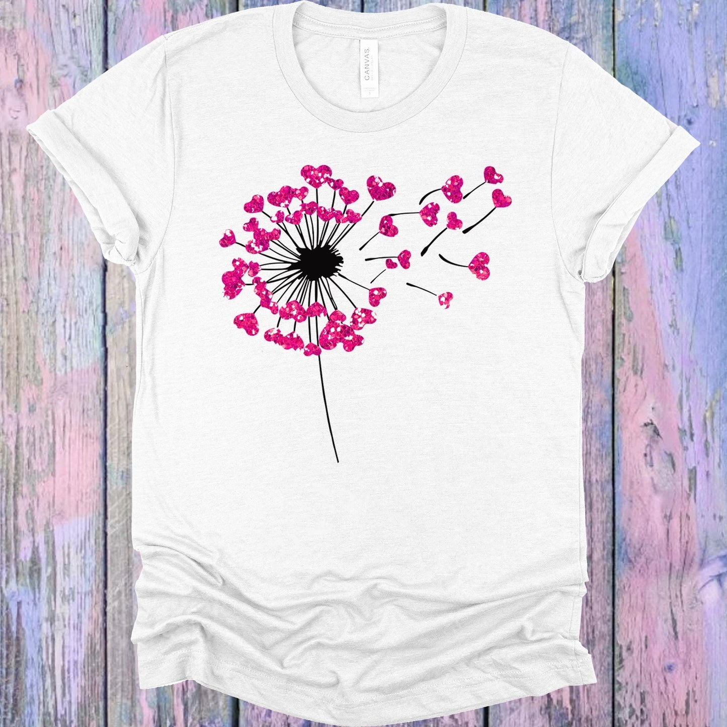 Heart Dandelion Graphic Tee