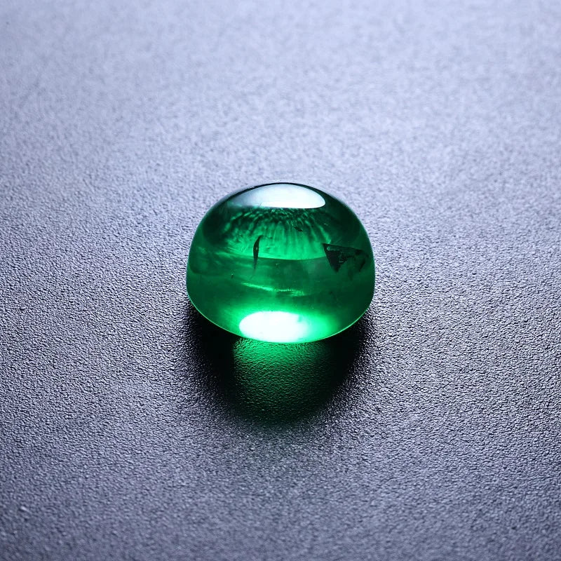 Hydro Colombian Emerald Wuzhou Gemstone Factory Shenzhen Custom Jewelry factory Gold Platinum Silver Jewellery with Lab diamond