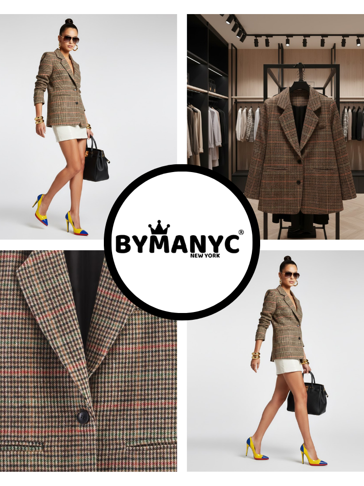 Heritage Plaid Blazer • FIFTH AVE New Collection BYMANYC ® New York-2