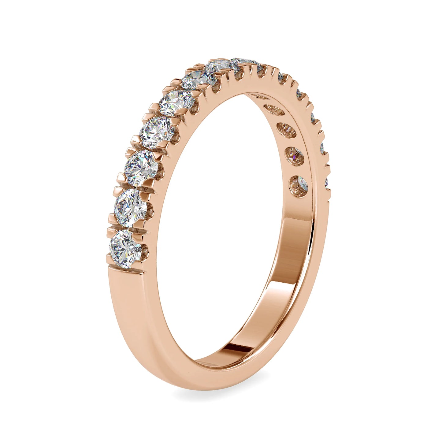 Pure 9K 10K 14K 18K White Gold Platinum Moissanites Diamond Ring Women 14K Gold Gram Price