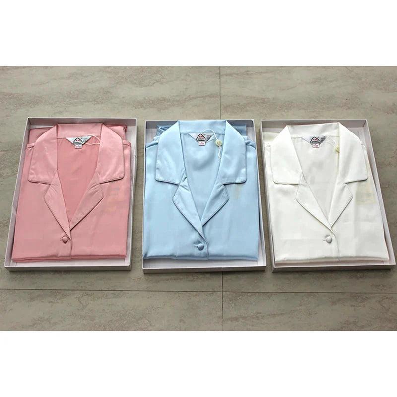 Luxury Women’s Natural Silk Pajamas Set