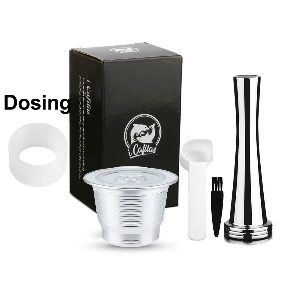 Reusable Nespresso Capsules Stainless Steel Refillable Coffee Pods f-13