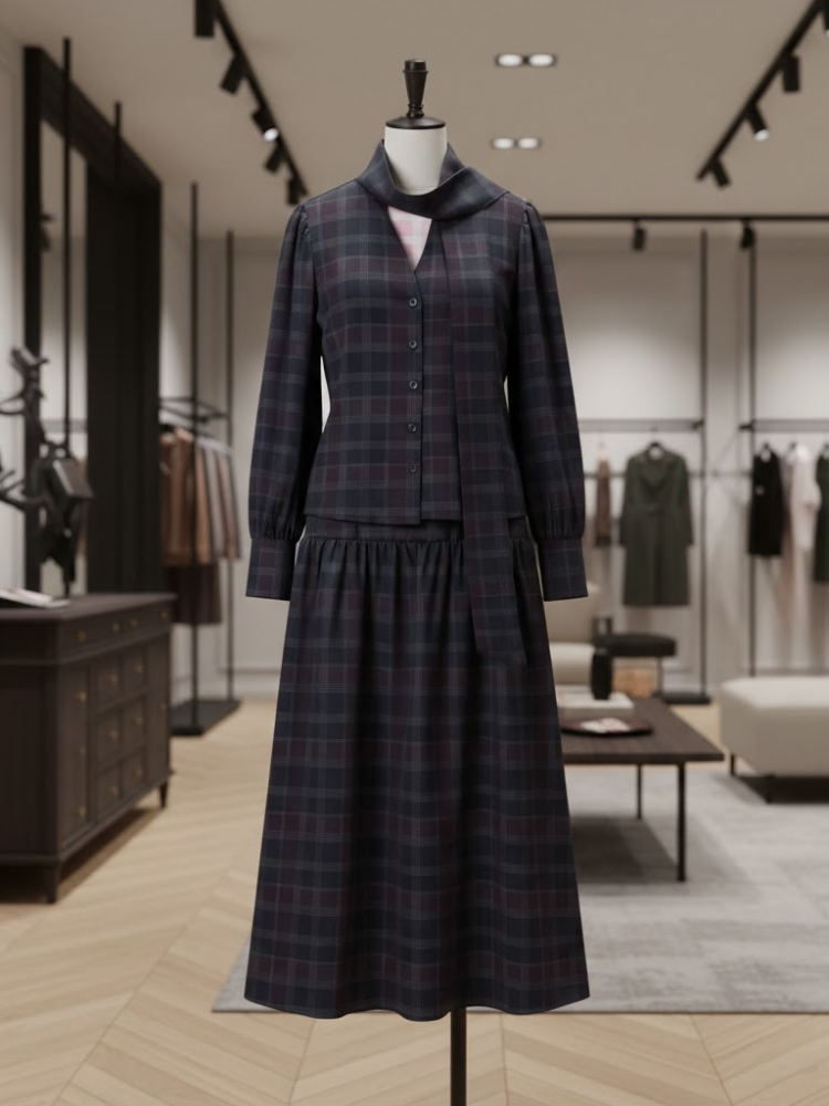 Highland Plaid Set • CHELSEA New Collection BYMANYC ® New York-1