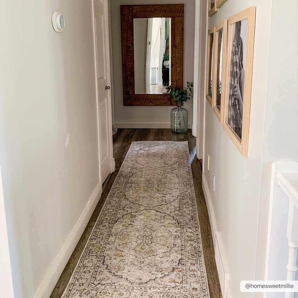 Hiti Cream Flat Pile Washable Rug-3