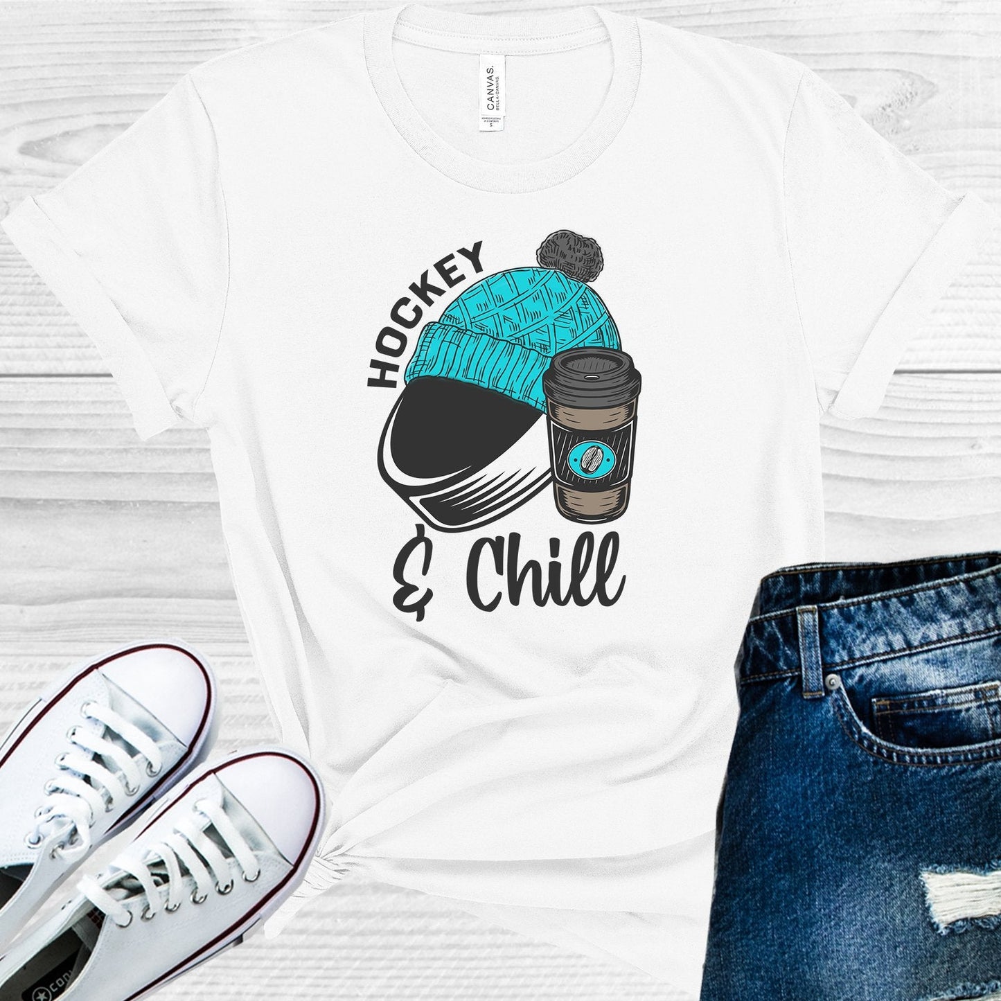 Hockey & Chill Graphic Tee