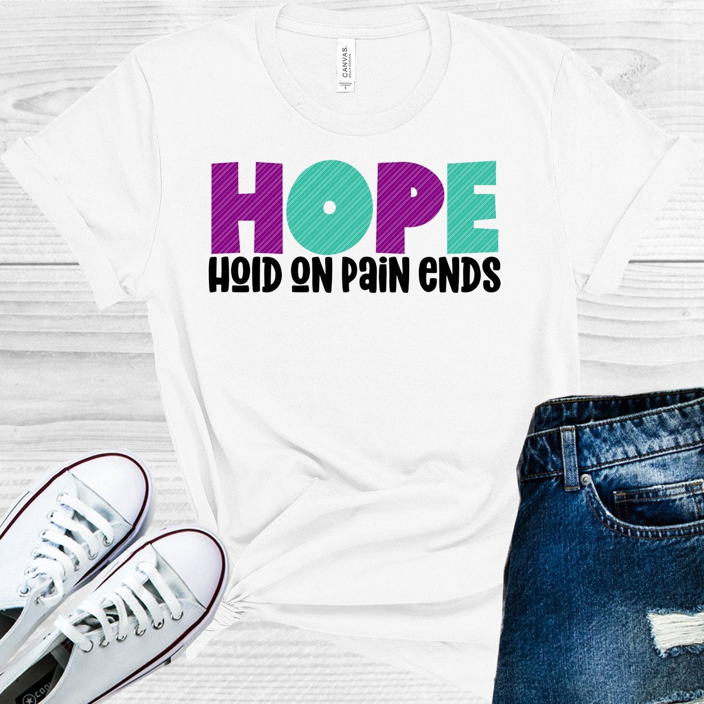 Hold on Pain Ends Graphic Tee