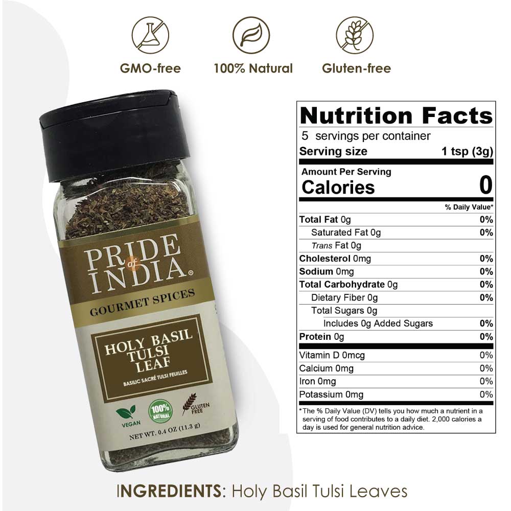 Gourmet Tulsi (Holy Basil) Cut & Sifted-4