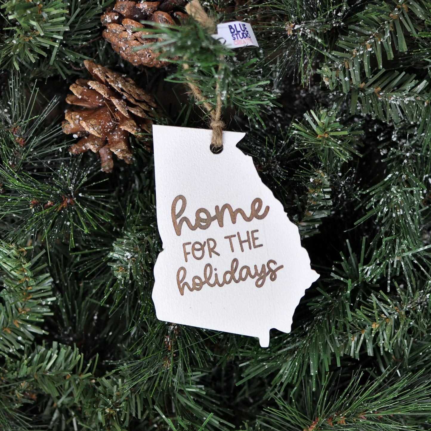 Georgia "Home for the Holidays" Ornament-0