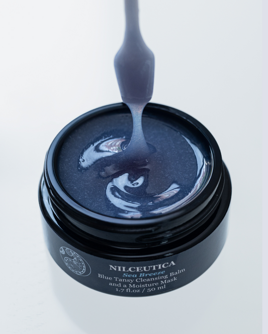 Sea Breeze Exfoliating Blue Tansy Cleansing Balm + Hydration Mask-0