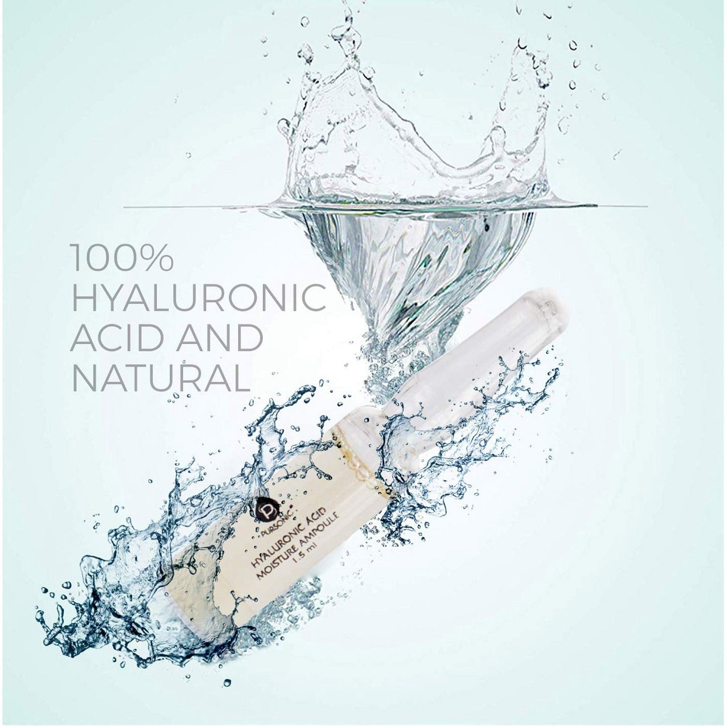 100% Hyaluronic Acid & Natural Moisturizing Serum Ampoule Set-1