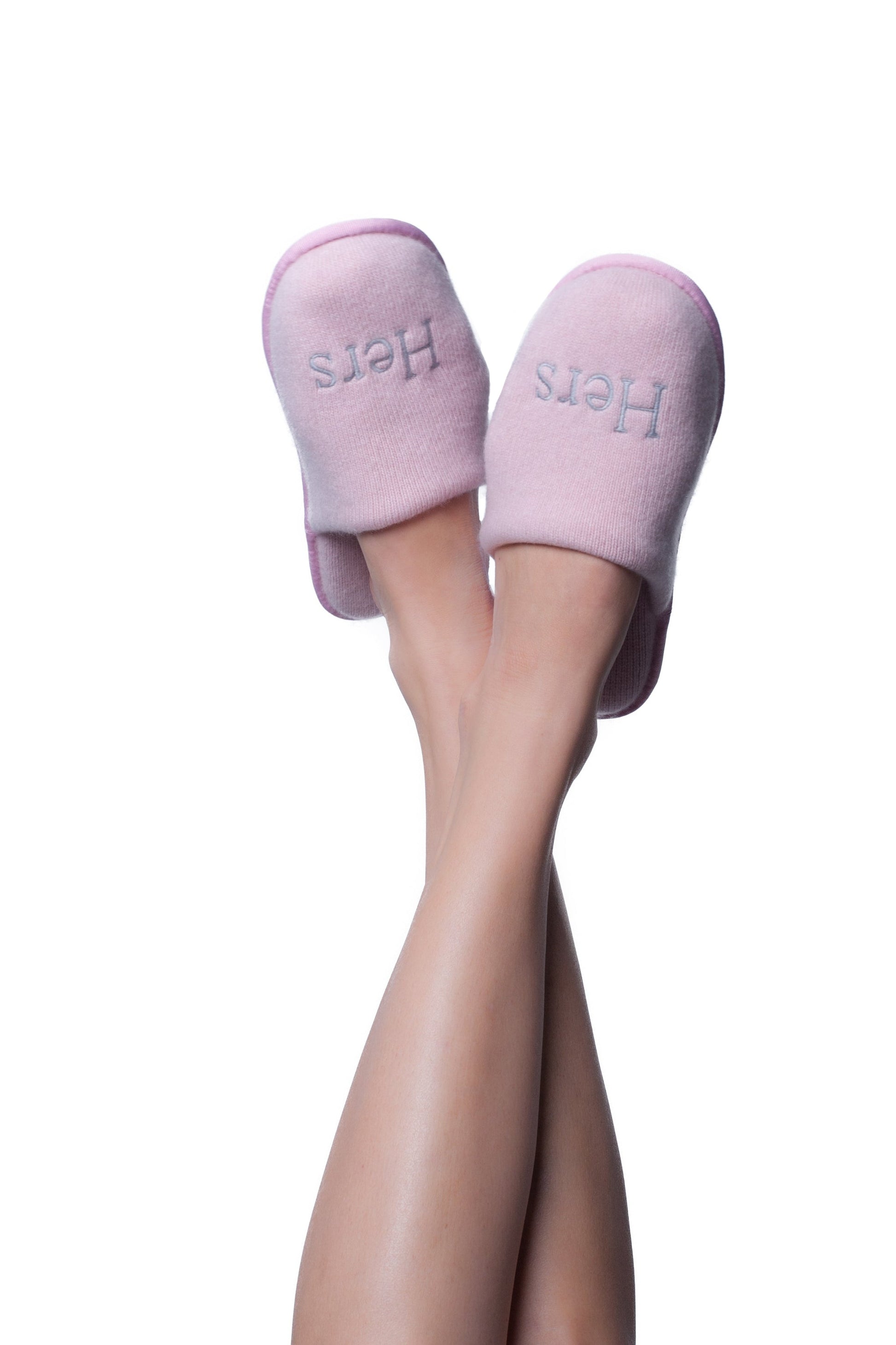 CASHMERE "HERS" SLIPPERS-0