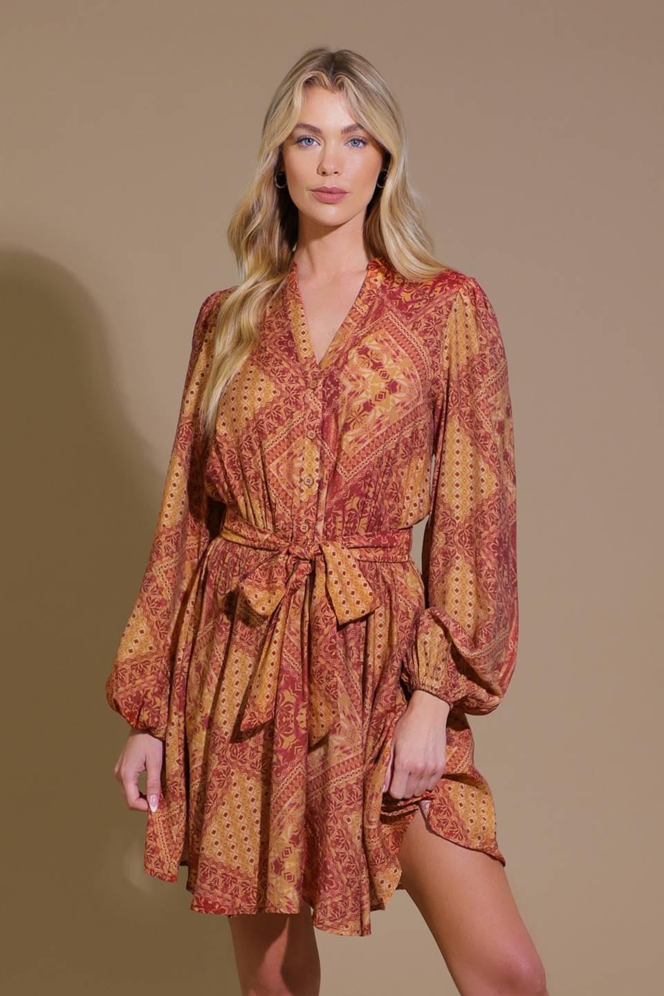DEEPLY DELIGHTFUL WOVEN MINI DRESS